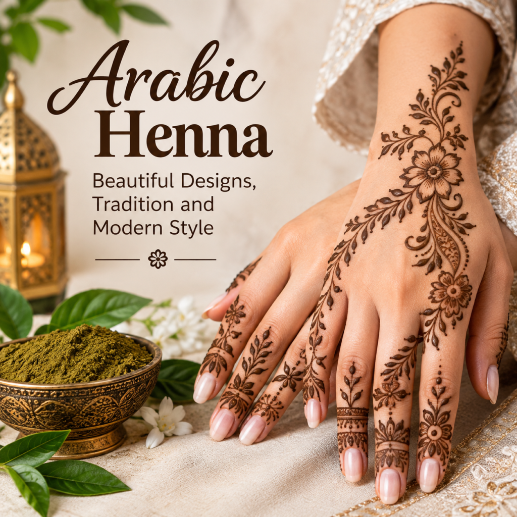 Arabic Henna: Beautiful Designs, Tradition and Modern Style